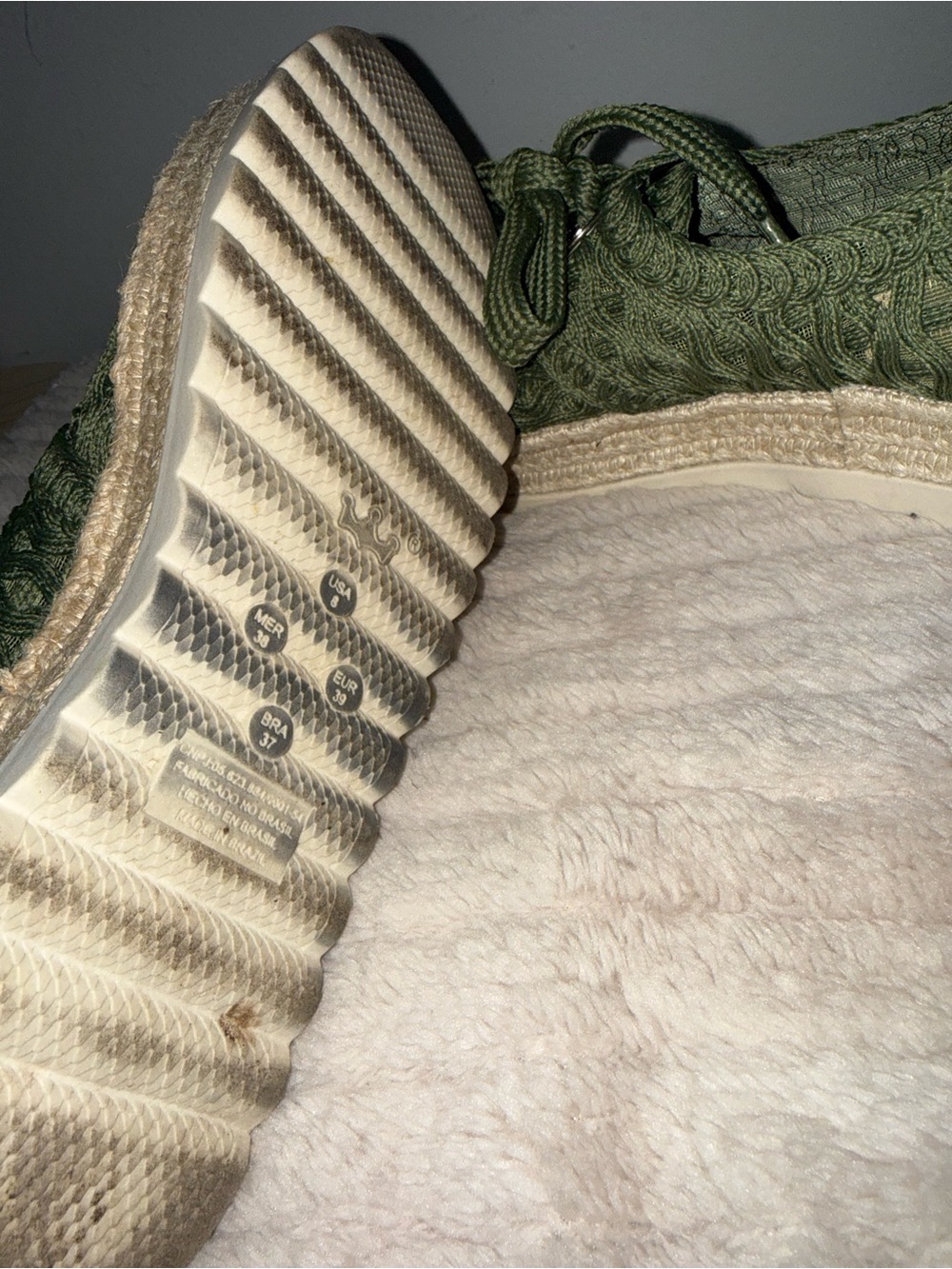 Love Rio Alisha Crochet Sneakers - Olive - Picture 6 of 6